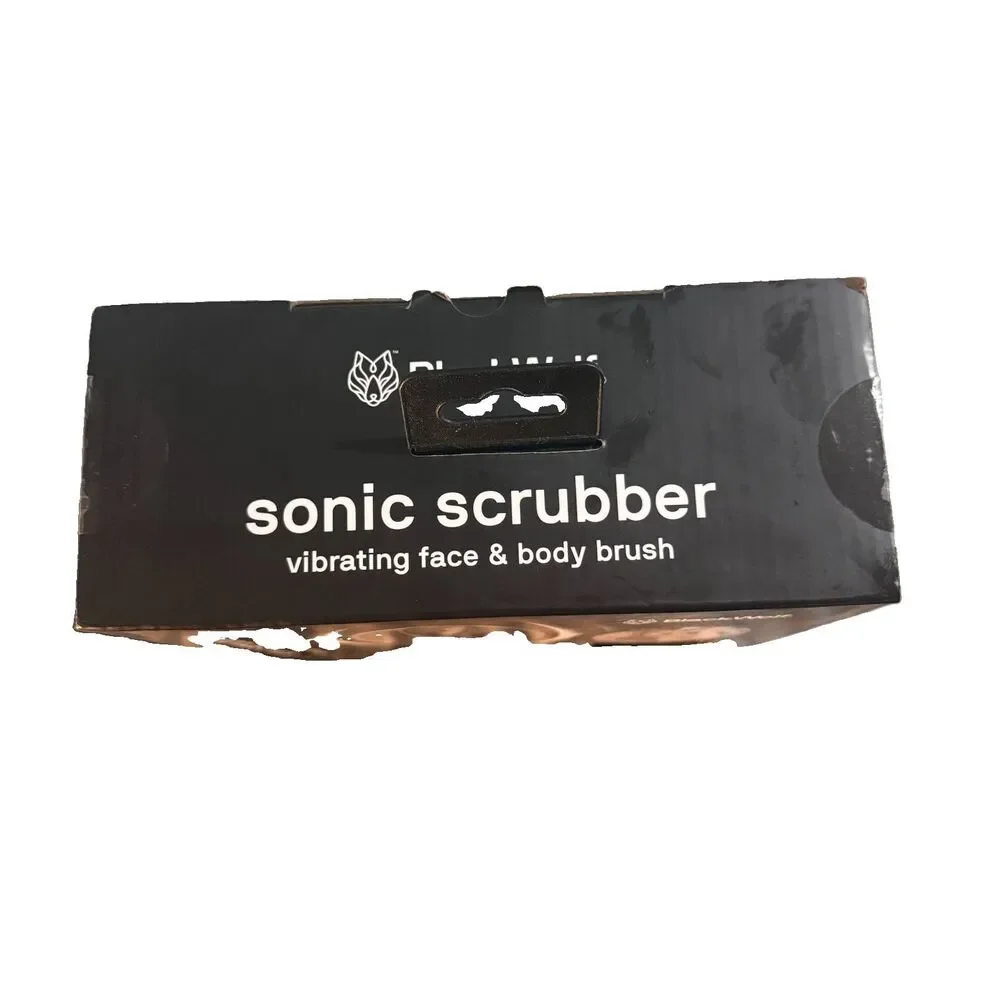 Black Wolf Sonic Scrubber Vibrating Face & Body Brush